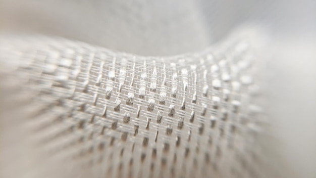 haftowane wzory na tkaninie